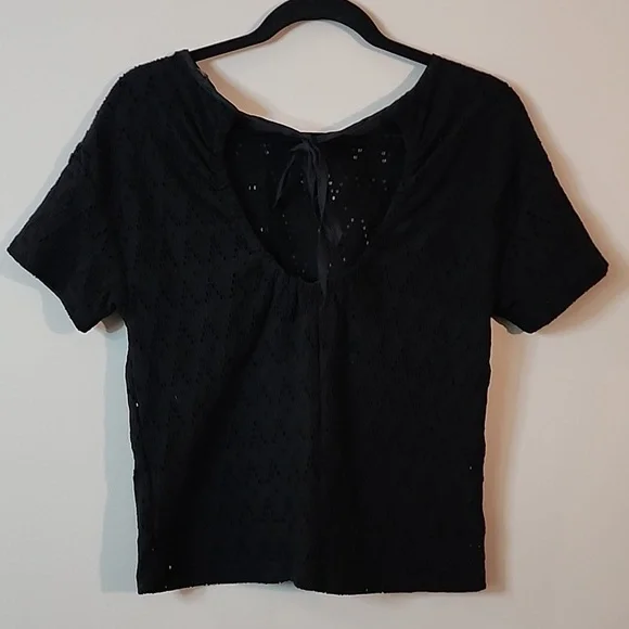 BLACK TAPE TOP - Picture 6 of 7